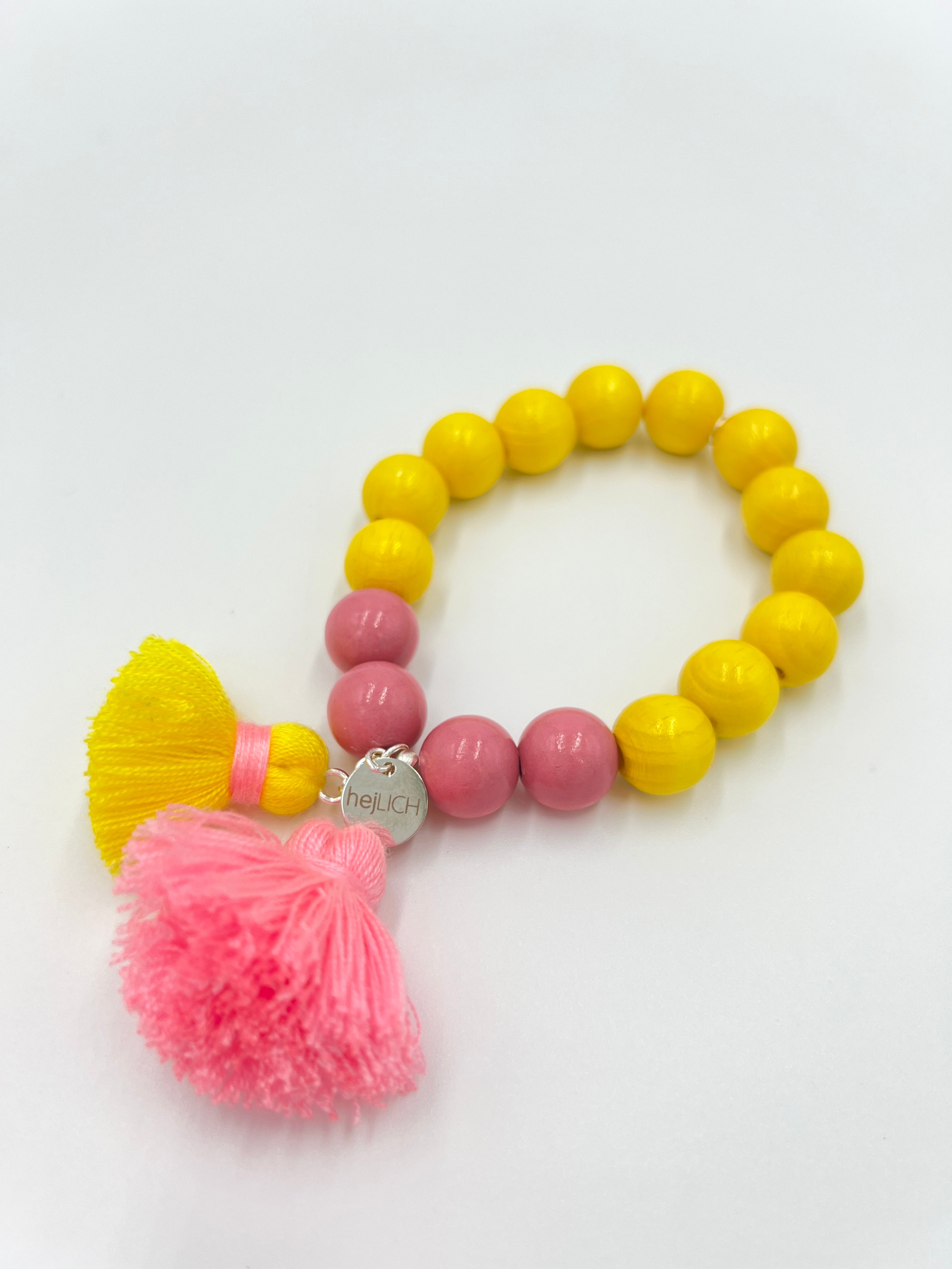 Armband A23 HD hejSOODERSO • Pink/Yellow